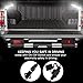 Leeleberd Truck Bed Lights Strip, 2PCS 60'' LED Cargo Waterproof Led Light 12V Truck Kit With On-Off Switch Fuse 2-Way Splitter Cable for Jeep Pickup Truck RV SUV (White)