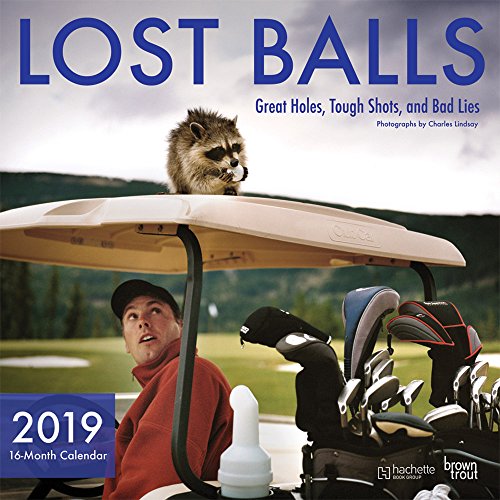 Lost Balls 2019 12 x 12 Inch Monthly Square Wall Calendar by Hachette, Golf Tough Shot Fun Humor (Mu by