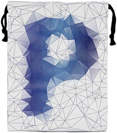 Drawstring Bags Favors for Kids Diamond P Design Backpack Rucksack Shoulder Bags Gym Bag, Arts