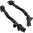 Cylinders 1-4 & 5-8 Crankcase Vent Hoses Replacement For BMW 550i 650i 750i 550i GT E70 X5 E71 X6 xDrive50i 4.4L N63 Engine