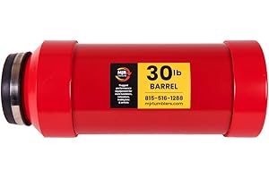 MJR Tumblers 2 Gallon Rock Tumbler Barrel - Barrel for Tumbling, Rock Polisher Tool, 30 lb