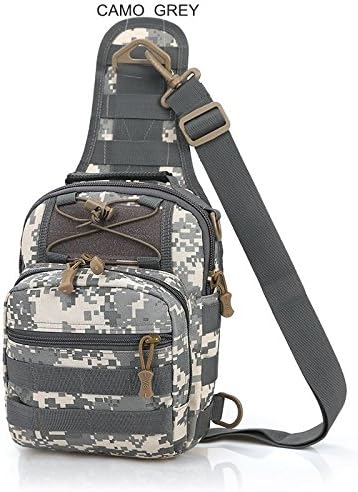 Marvel O Bug Outdoor Tactical Molle Shoulder Backpack, Military & Sports Little ACU Camouflage Daypack Day Bag Pack for Camping, Hiking, Trekking, Rover Sling