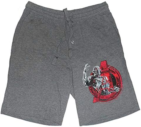 Marvel Men's Lounge Shorts Jams Avengers Ultron Iron Man Punisher Hulk Black Panther