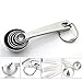 SKYROKU Measuring Spoons 18/8 Stainless Steel, Set of 6 for Dry and Liquid Ingredients