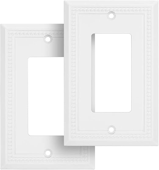 Sunken Pearls Decorative Wall Plate Switch Plate Outlet Cover