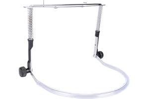 Depisuta Harmonica Holder, Alloy Steel Adjustable Harmonica Neck Brace, 10 Hole Professional Harmonica Holder Neck for Adults