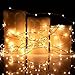 HAHOME Waterproof Led String Lights,33Ft 100 LEDs Indoor and Outdoor Plug in Fairy Lights for Valentine's Day Bedroom Wedding and Party Decoration,Warm White