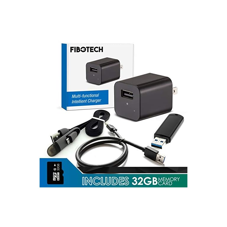 Spy Camera Charger Hidden Camera Premium Pack 2020 With Memory Card