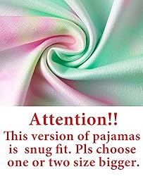 Dolphin&Fish Kids Short Pjs Girls Summer Pajamas