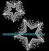 Set of 2 Star | 3.5 Inch & 7 Inch| Clear Rhinestone Iron on Hotfix Transfer Star Bling DIY
