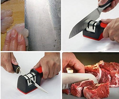New Two Stages Diamond Ceramic Kitchen Knife Sharpeners Sharpening Stone Household Sharpener Kitchen Knives Tools Knives Tools