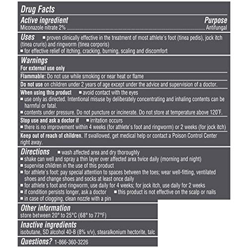 Lotrimin Af Athlete S Foot Powder Spray Miconazole Nitrate 2 Clinically Proven Effective Antifungal Treatment Of Most Af Jock Itch And Ringworm 4 6 Ounces 133 Grams Spray Can Pack Of 3 Pricepulse Lotrimin Af Athlete S Foot Powder Spray Miconazole Nitrate 2 Clinically Proven Effective Antifungal Treatment Of Most Af Jock Itch And Ringworm 4 6 Ounces 133 Grams Spray Can Pack Of 3 Pricepulse