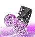 SunStory Designed for iPhone 11 Case,Luxury Fashion with Moving Shiny Quicksand Glitter and Double Protection with PC Layer and TPU Bumper Case for iPhone 11 (6.1 Inch) Phone (Purple)