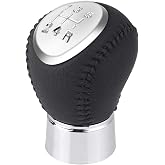Manual 5 Speed Shift Knob, Car Auto Gear Shifter Knob Stick Head Lever for 3 5 6 323 626 RX8 Black