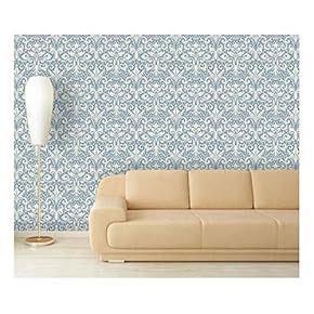 Large Wall Mural - Seamless Floral Pattern | Self-Adhesive Vinyl Wallpaper/Removable Modern Decorating Wall Art - 66" x 96"