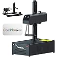 ComMarker B4 60W JPT Mopa Fiber Laser Engraving Machine with Rotary Axis,Support Lightburn Laser Engraver with 2Lens,2in1 Desktop Handheld Color Marking Machine for Stainless Steel,Ring,Tumbler