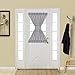 Best Dreamcity Linen Look Sheer Curtain for French Door, Rod Pocket, Bonus Tieback, Single Panel, 52