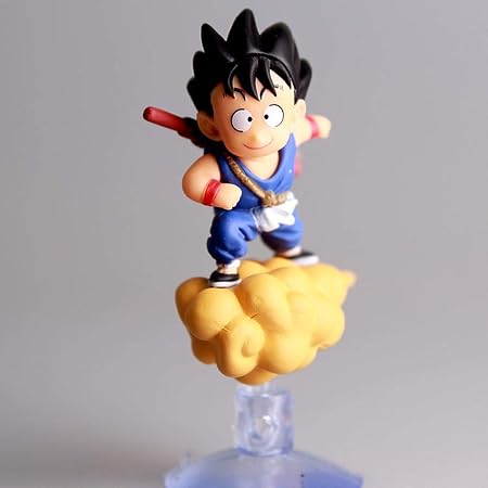 Jinglu Animado De Munecas Joven Que Vuela Con Succion Goku Goku Coche De La Muneca Decoracion De La Fan Del Animado El Regalo Preferido A 3pcs Amazon Es Hogar