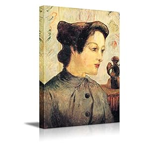 "Women and Mould by Paul Gauguin - French Post-Impressionist - Canvas Art Home Art - 12x18 inches