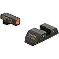 AMERIGLO Trooper Series - Three-Dot Green Tritium Design Set Front Outline Orange Gen 1-4 10mm/.45/.357