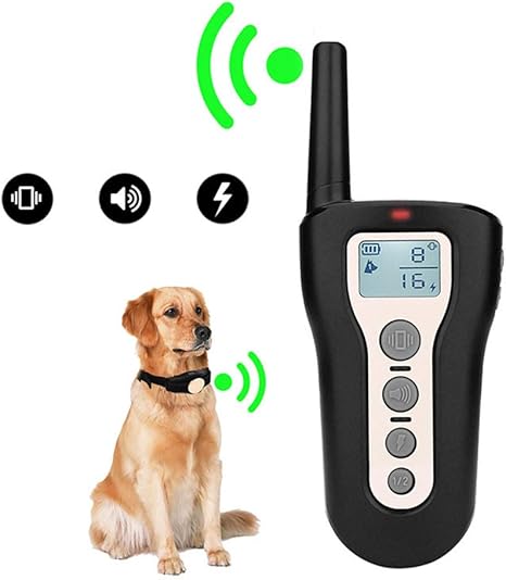 Amazon Co Jp 反吠え声の首輪 吠え止め装置 ショックなし 安全で人道的 音と振動で 小中型から大型の犬用 ホーム キッチン