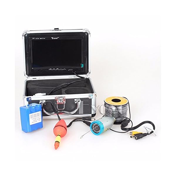 Eyoyo-50M-7-HD-800480p-Monitor-1000TVL-Infrared-Underwater-Camera-IceSea-Fishing-Fish-Finder-With-DVR-Recording-4GB-SD-Card-Lights-Control-Keychain