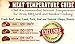 Best-Designed Cool Meat Temperature Magnet Guide Big Text USDA Chef Recommended Kitchen Oven Grill Cooking Internal Temperature Chart Cookbook Barbecue Tool BBQ Grilling Gifts for Husband Wife Dad Son