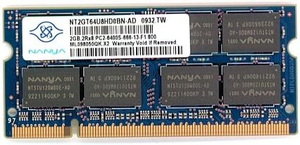 Nanya 2GB PC2-6400 800MHz DDR2 SODIMM Laptop Memory RAM Module