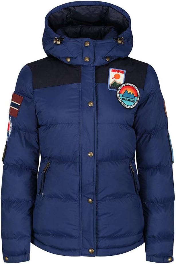 Amazon.com: Napapijri Women's Artic Puffer Jacket S Blue