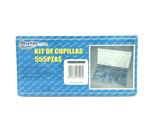 BRUFER 223106-1 Cotter Pin Assortment 555 pieces