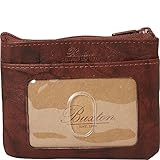 Buxton Womens Leather Heiress Pik-me-up Framed Id Coin, Credit Card Case Holder Wallet , Change Purse