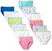 Hanes Girls' Tagless Cotton Briefs 12-Pack