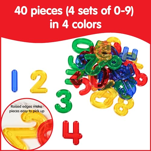 Set 40 Mini Forme Geometriche 3D - Per Apprendimento Matematica E Geometria, Multicolore, 10 Forme Diverse - Foto 7