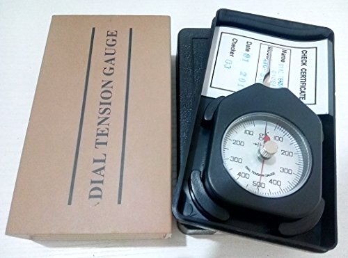 VETUS INSTRUMENTS ATG-500-2 Unit G Dial Tension meter tester Gauge Tensionmeter Gram Force Meter 500G Push Pull Tester Gage with Analog tension meter tension tester , Double needle Gram gauge Black