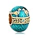 CharmSStory Faberge Egg 22K Golden Blue Couple Birds Love Charm for Bracelets