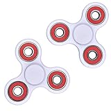 Jinwen Tri-Spinner Toy Spinner Finger Hand Toy Injection Toy Fashion Funny Toy for Children, Teenager, Adults Pack of 2