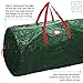 Artificial Christmas Tree Storage Bag - Fits Up to 7.5 Ft Holiday Xmas Disassembled Trees with Durable Reinforced Handles & Dual Zipper - Waterproof Material Protects from the outside
