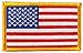 Simplicity American Flag Applique Clothing Iron On Patch, 2
