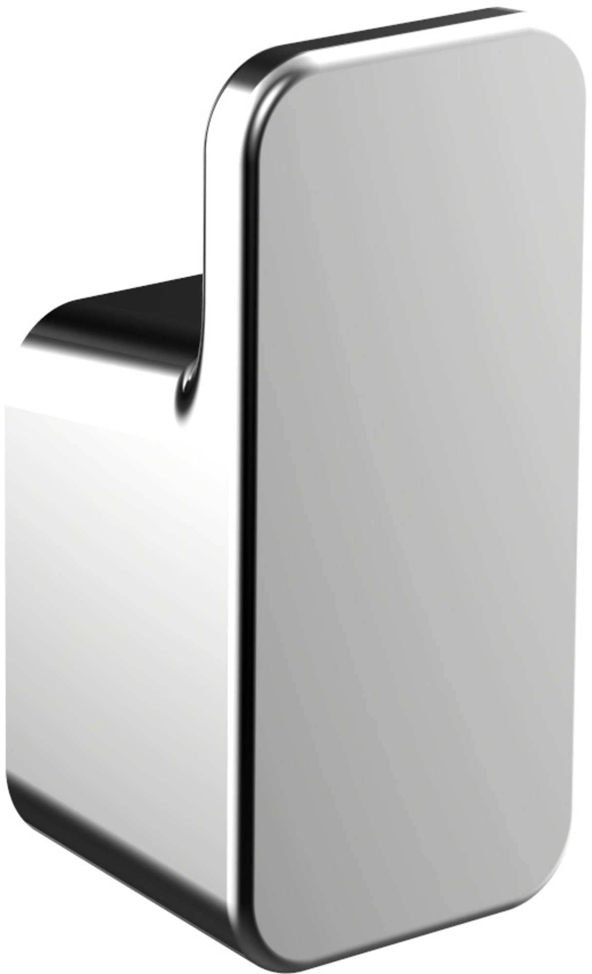 Emco Art 167500100 Wall-Mounted Towel Hook Chrome Bathroom Guest Toilet Length 24 mm Grey