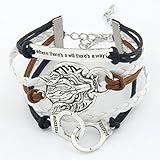 Pretty Show Vintage Weave Infinity Leather Multilayer Handmade Braided Bracelet