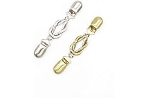 EvaGO 2 Pieces Retro Sweater Clips Cardigan Collar Clip Women Brooch Shawl Clips