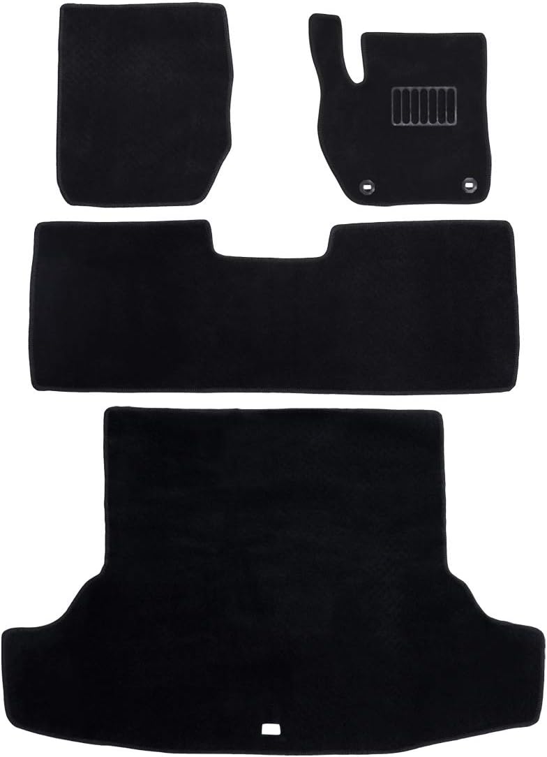Weimall 車用フロアマット ホンダ シャトル カーマット フロアマット 黒 4点セット フロアマット 車 バイク Amazon