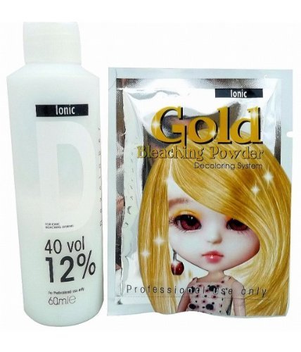 Hair Bleaching Lightening Toner Powder Kit Ionic Gold Buy Online