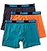 PUMA Men's 3 Pack Tech Boxer Brief Orange L