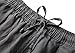 Ecupper Women's Elastic Waist Causal Loose Trousers Plus 100 Linen Cropped Wide Leg Pants