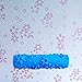 MagiDeal 7inch Embossed Star Pattern Painting Roller Brush Wall Decor DIY Tool Blue