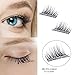 New Magnetic False Eyelashes , Ultra Thin 3D Fiber Reusable Best Fake Lashes Extension for Natural and Reusable Fake Eyelashes Natural Look, 1 Pairs (4 Pieces)Handmade (3D effects)