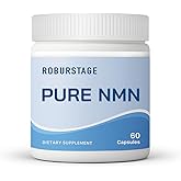 ROBURSTAGE NAD Supplement 1000 mg per Serving, 30 Servings - High Purity NAD+ Supplement for Cell Regeneration, Healthy Aging, Energy, Brain - Gluten Free, 60 Capsules