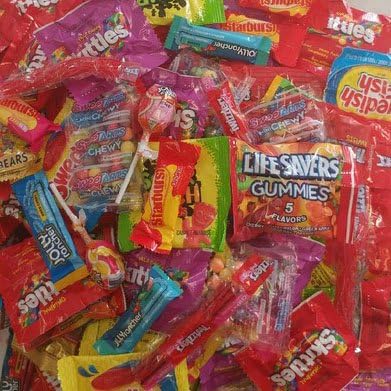 Fruit Flavored Candy Assorted 5 lb Bulk Mix of Chewy and Hard Candies Favorites