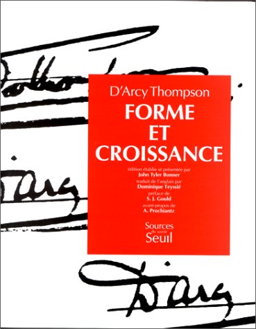 Forme et croissance by Thompson